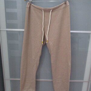 Tory Sport Tory Burch French Terry Jogger Drawstring Sweatpants Camel